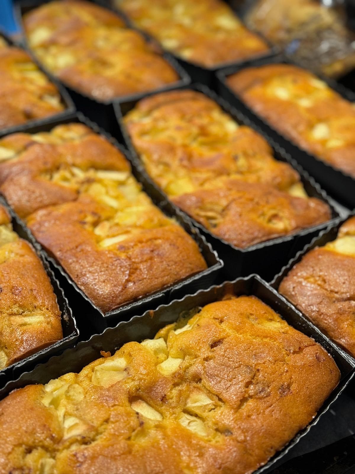 Appelcake uit de bakkerij